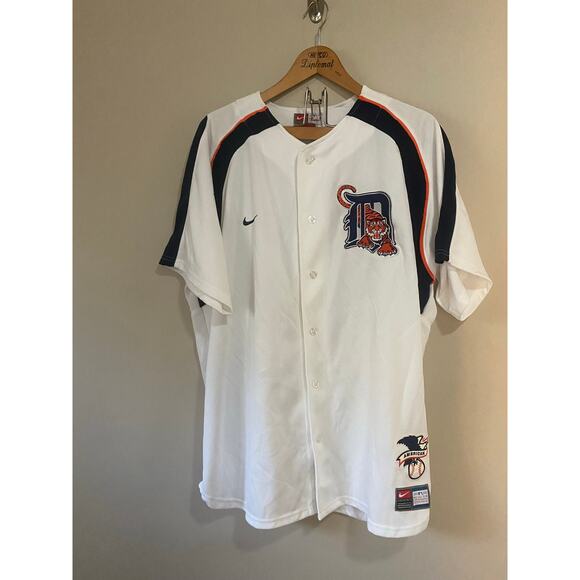 Nike Team Detroit Tigers Ivan “Pudge” Rodriguez Jersey Stitched Patch MLB XXL - Picture 1 of 6